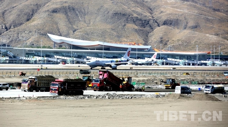 拉萨贡嘎机场新建第二跑道工程第二批次顺利通过行业验收(图3)